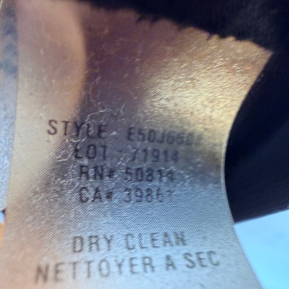 Elie Tahari Womens Black V-Neck Sleeveless Empire Waist Jersey Dress XS - Picture 9 of 10